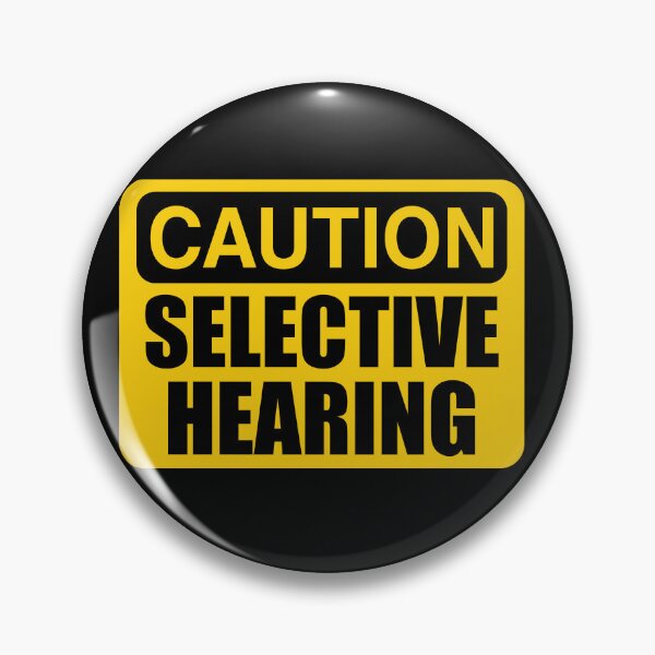 Item preview, CAUTION SELECTIVE HEARING designed and sold by zarshirts.