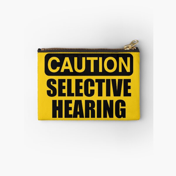 Item preview, CAUTION SELECTIVE HEARING designed and sold by zarshirts.