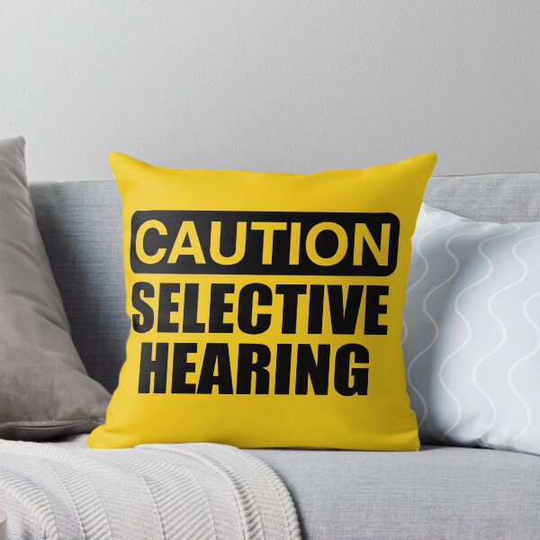 Item preview, CAUTION SELECTIVE HEARING designed and sold by zarshirts.