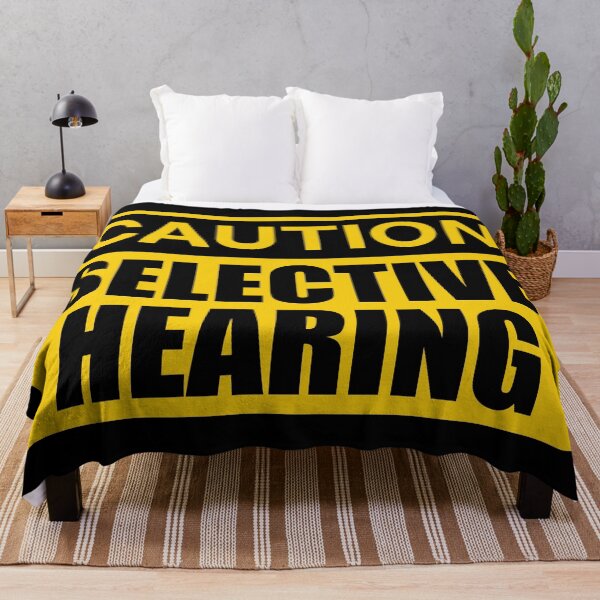 Item preview, CAUTION SELECTIVE HEARING designed and sold by zarshirts.