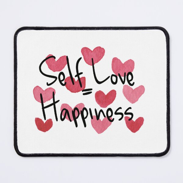 Item preview, Self Love Equals Happiness Quote designed and sold by HarmonyandSage.
