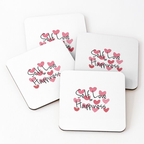 Item preview, Self Love Equals Happiness Quote designed and sold by HarmonyandSage.
