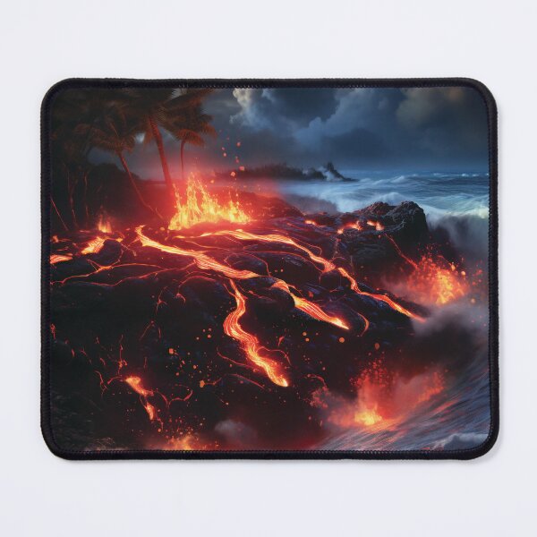 Item preview, Lava Flow at Night designed and sold by KidRangoon.