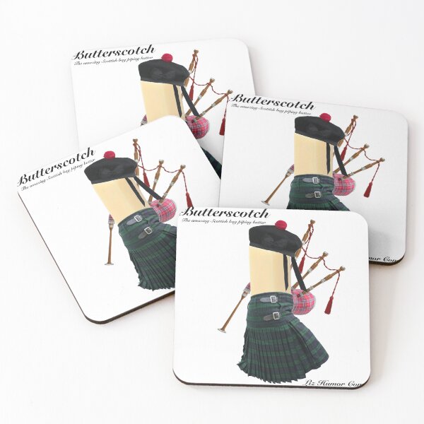 Item preview, Butterscotch the amazing Scottish bag piping butter designed and sold by LizHumorComics.