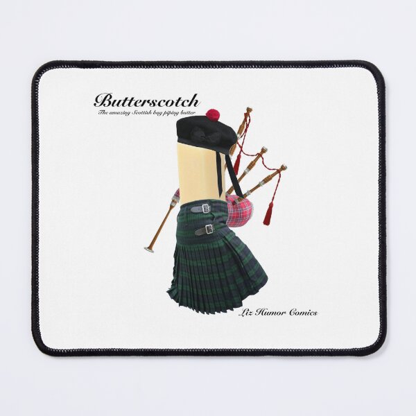Item preview, Butterscotch the amazing Scottish bag piping butter designed and sold by LizHumorComics.