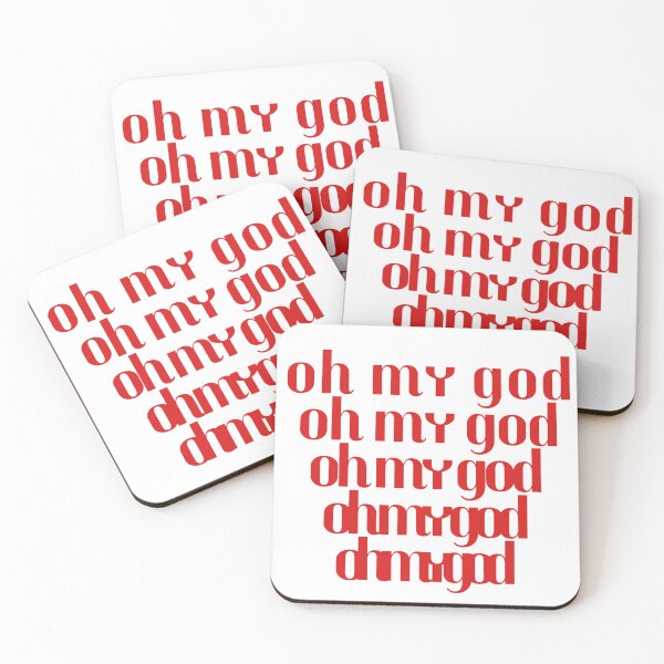 Item preview, Retro Oh My God Repeating designed and sold by Pink Ribbon.
