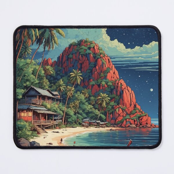 Item preview, Koh Phangan Thailand Vintage Travel Tourism  designed and sold by TravelersGems.