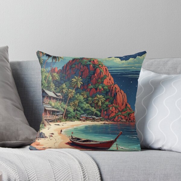 Item preview, Koh Phangan Thailand Vintage Travel Tourism  designed and sold by TravelersGems.