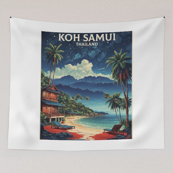 Artikelvorschau, Koh Samui Thailand Vintage Reisetourismus entworfen und verkauft von TravelersGems.
