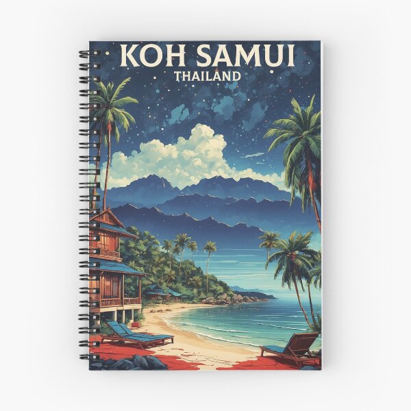 Item preview, Koh Samui Thailand Vintage Travel Tourism  designed and sold by TravelersGems.