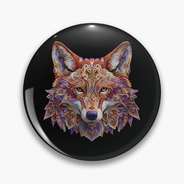 Item preview, Ornate Coyote Head designed and sold by Yogimeister.
