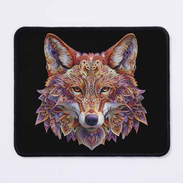 Item preview, Ornate Coyote Head designed and sold by Yogimeister.