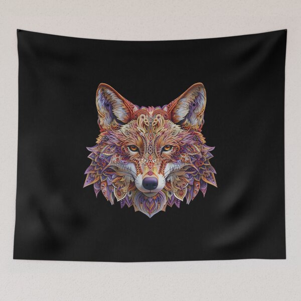 Item preview, Ornate Coyote Head designed and sold by Yogimeister.