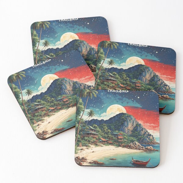 Item preview, Koh Tao Thailand Vintage Travel Tourism  designed and sold by TravelersGems.
