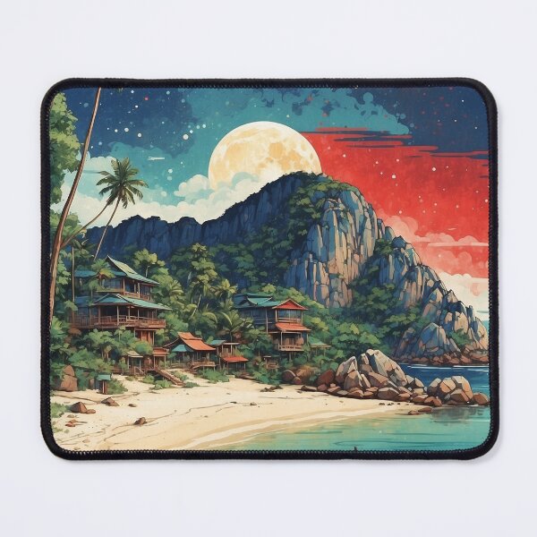 Item preview, Koh Tao Thailand Vintage Travel Tourism  designed and sold by TravelersGems.