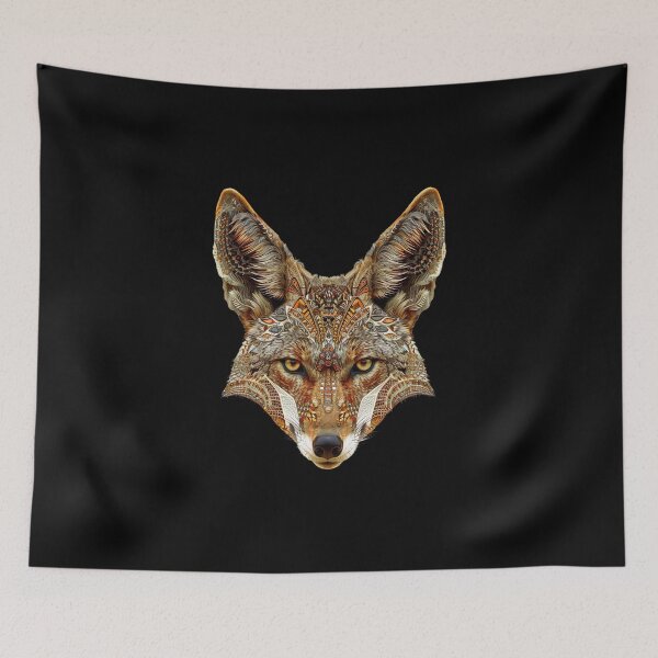 Item preview, Ornate Coyote Head designed and sold by Yogimeister.