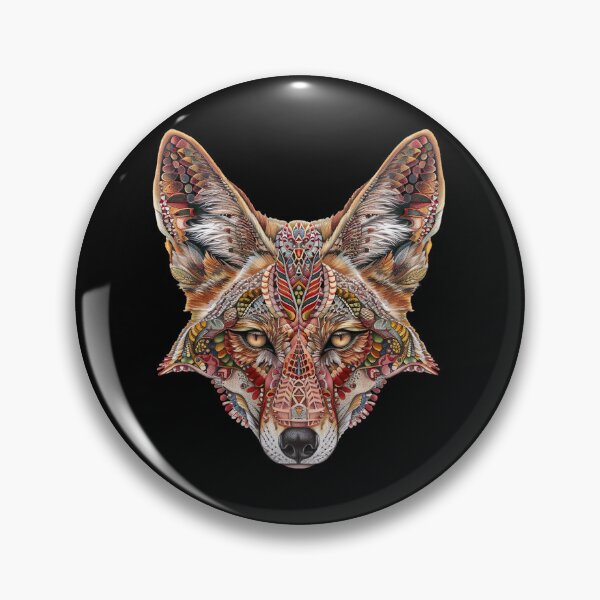 Item preview, Ornate Coyote Head designed and sold by Yogimeister.