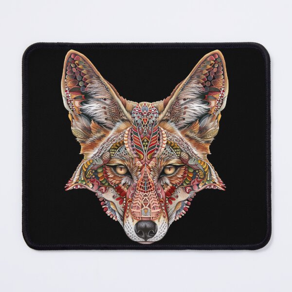 Item preview, Ornate Coyote Head designed and sold by Yogimeister.