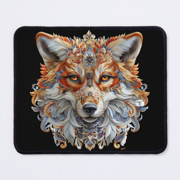 Item preview, Ornate Coyote Head designed and sold by Yogimeister.