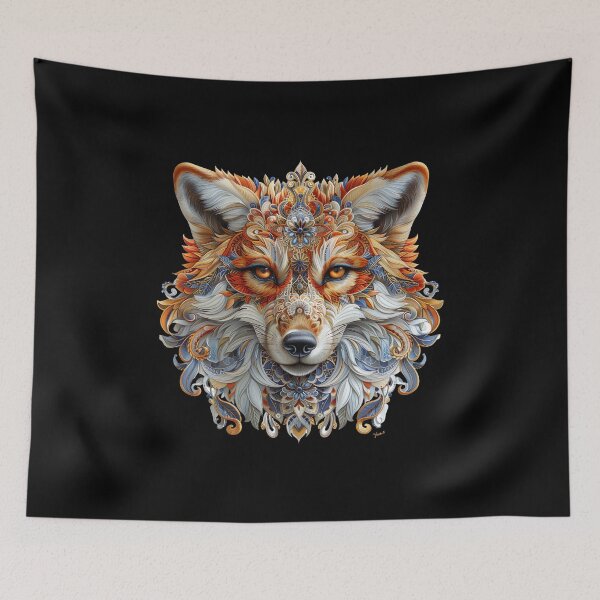 Item preview, Ornate Coyote Head designed and sold by Yogimeister.