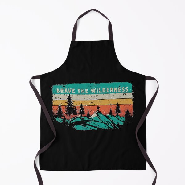 Item preview, Brave the Wilderness - Distressed Nature Graphic designed and sold by Retro Travel Design.