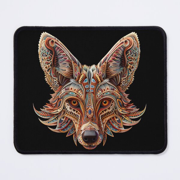 Item preview, Ornate Coyote Head designed and sold by Yogimeister.