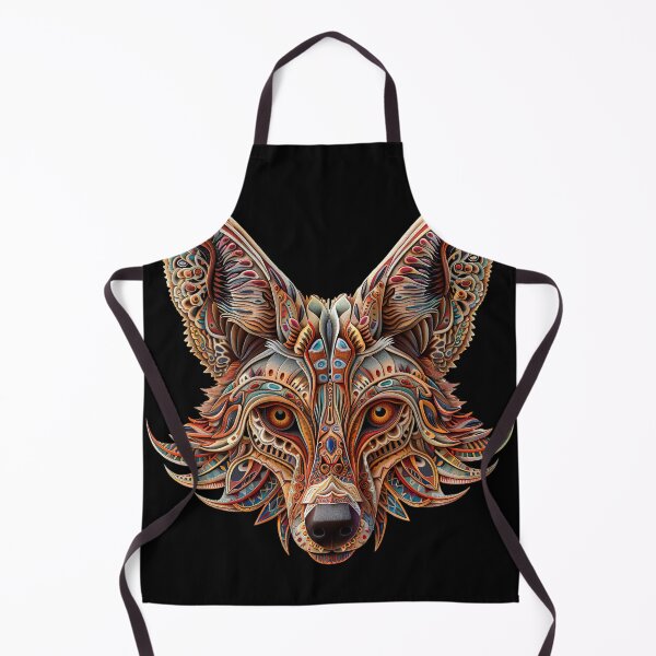 Item preview, Ornate Coyote Head designed and sold by Yogimeister.