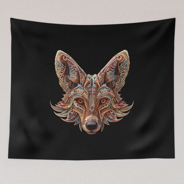 Item preview, Ornate Coyote Head designed and sold by Yogimeister.