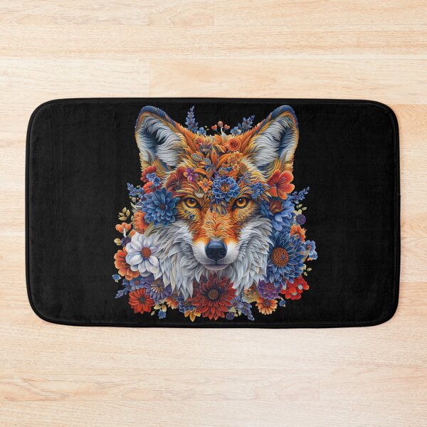 Item preview, Floral Coyote Head designed and sold by Yogimeister.