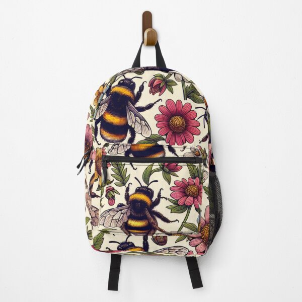 Item preview, Pretty Flowers and Bees designed and sold by Croneandquill.