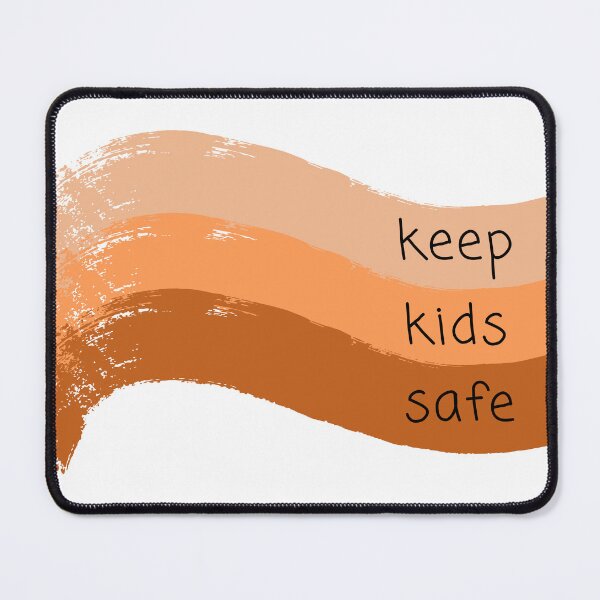 Item preview, Keep Kids Safe Brown and Orange designed and sold by Pink Ribbon.