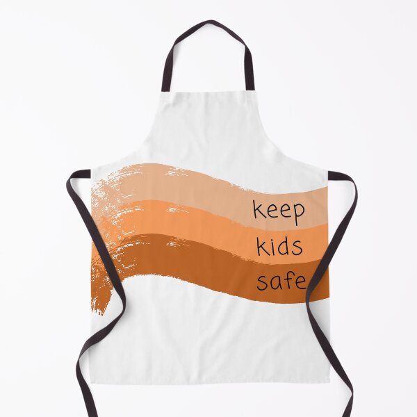 Item preview, Keep Kids Safe Brown and Orange designed and sold by Pink Ribbon.