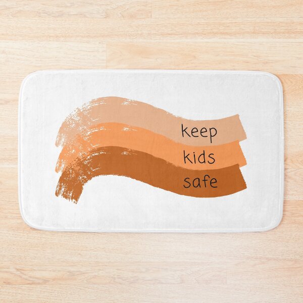 Item preview, Keep Kids Safe Brown and Orange designed and sold by Pink Ribbon.