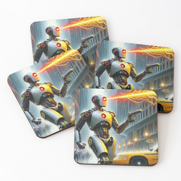 Item preview, Tesla bot designed and sold by TEEJAMBOREE.