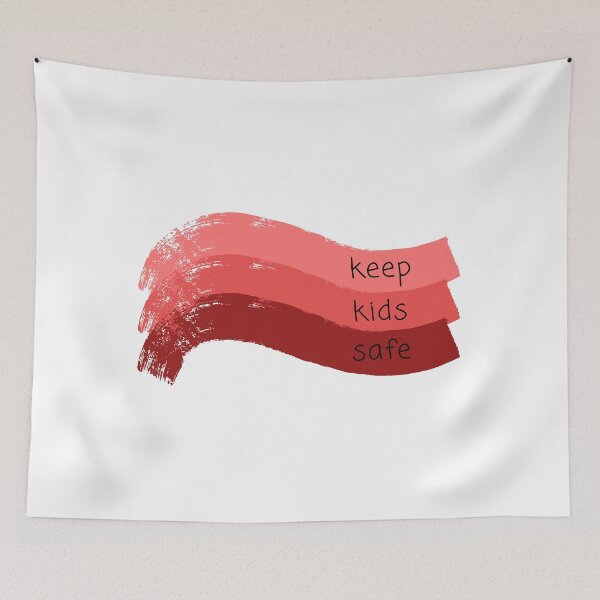 Item preview, Keep Kids Safe Pink and Red designed and sold by Pink Ribbon.