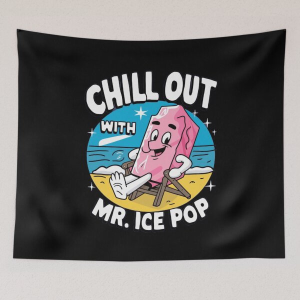 Item preview, Chill Out with Mr. Ice Pop designed and sold by HOMEDESIGNPRINT.