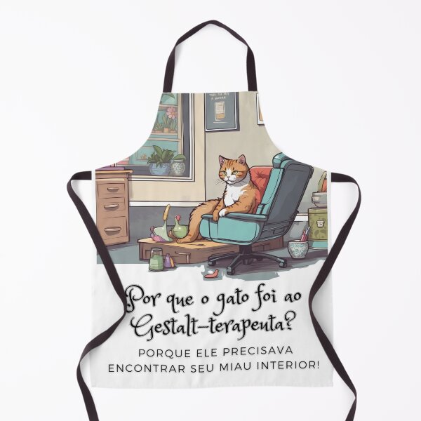 Item preview, Sessão de Terapia Felina - Feline Therapy Session in portuguese designed and sold by GestaltTees.