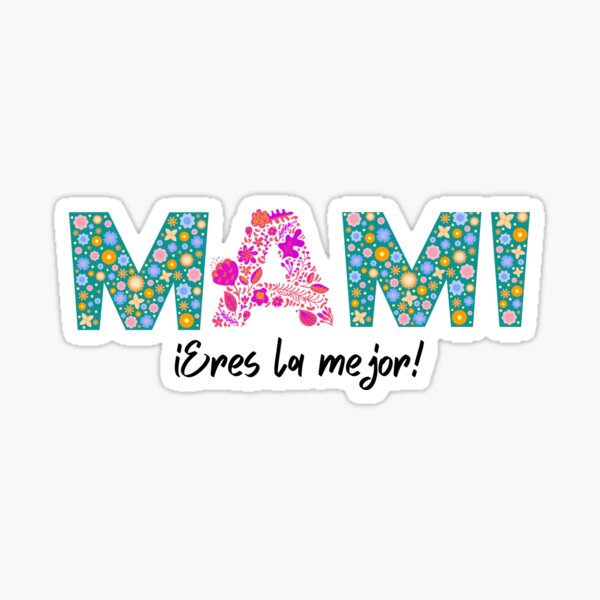 Vista previa del artículo con la obra «Mami, eres la mejor. Regalo para el Día de la Madre», diseñado y vendido por FreeSoulLab.