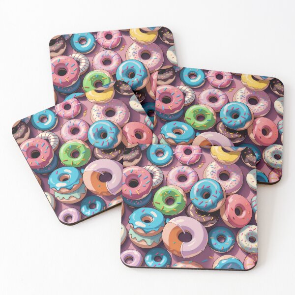 Item preview, Delicious Glazed Donuts Pattern designed and sold by TheArtOfPat.