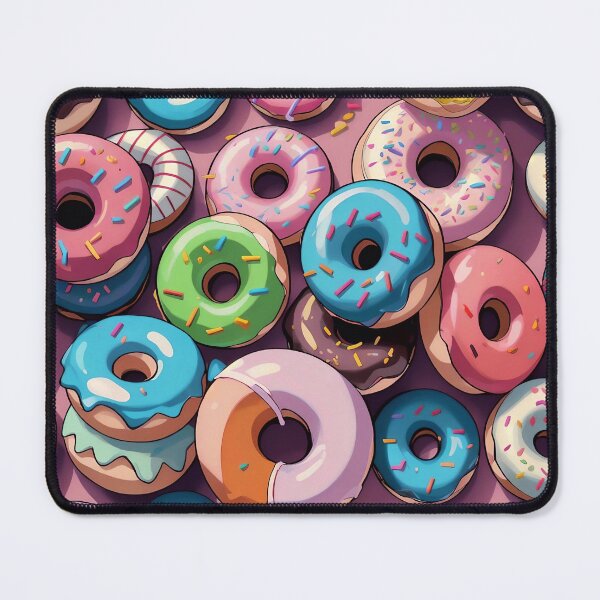 Item preview, Delicious Glazed Donuts Pattern designed and sold by TheArtOfPat.