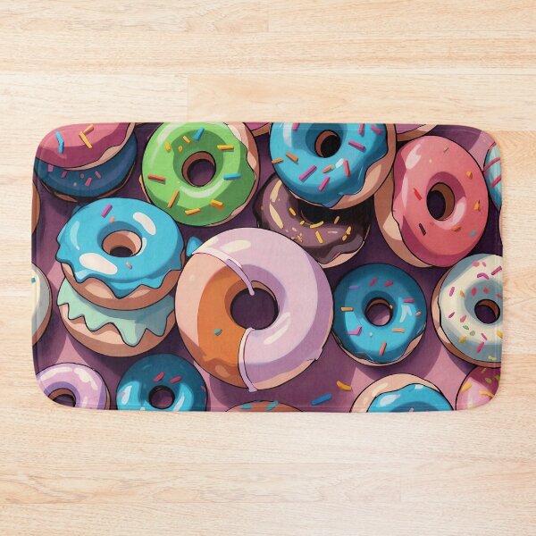 Item preview, Delicious Glazed Donuts Pattern designed and sold by TheArtOfPat.