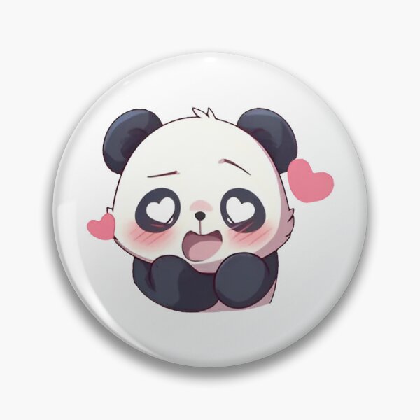 Item preview, Hearts Love Panda designed and sold by BadLuckByDesign.