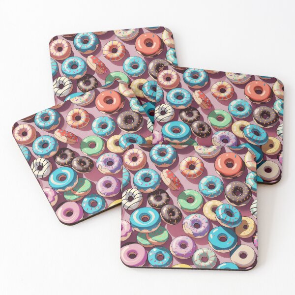 Item preview, Delicious Glazed Donuts Pattern designed and sold by TheArtOfPat.
