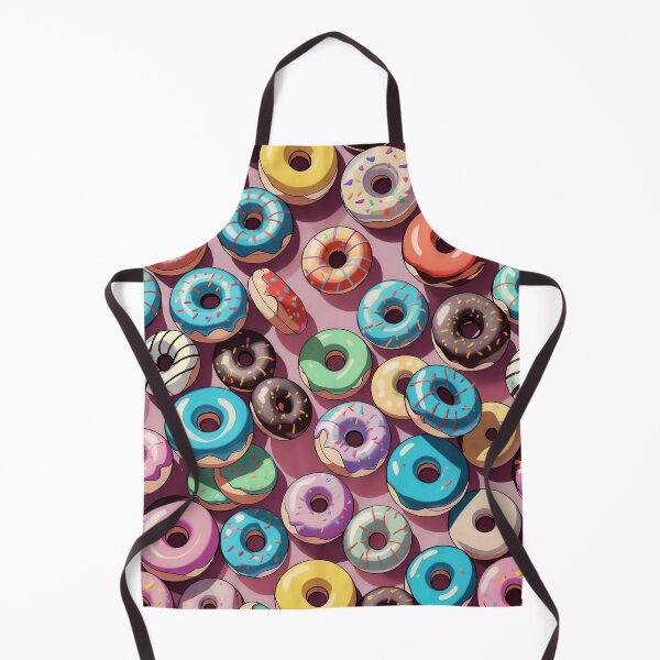 Aperçu de l'œuvre Delicious Glazed Donuts Pattern créée et vendue par TheArtOfPat.