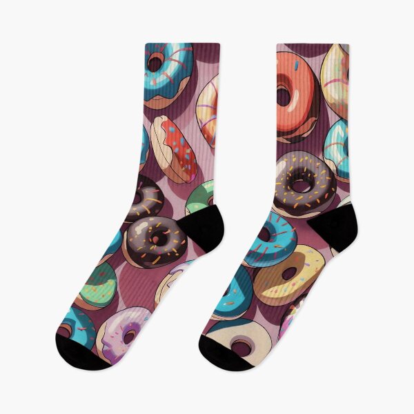 Item preview, Delicious Glazed Donuts Pattern designed and sold by TheArtOfPat.