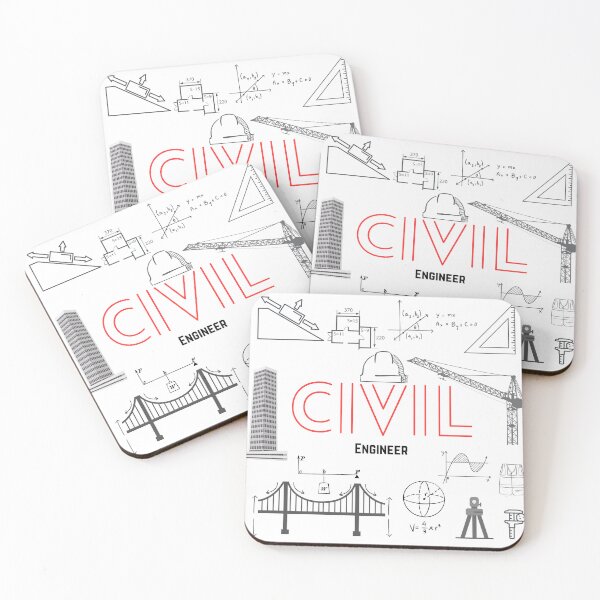 Item preview, Civil Engineer design  designed and sold by TheFarmacista.