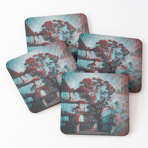 Item preview, Anaglyph abstract interiors || Digital art  designed and sold by CiceroSpin.