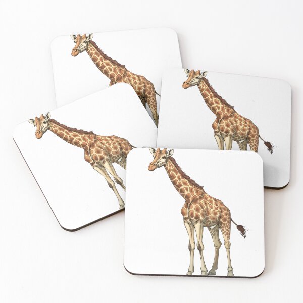 Artikelvorschau, Anmutige afrikanische Giraffe in natürlicher Pose entworfen und verkauft von NatureSyllabus.