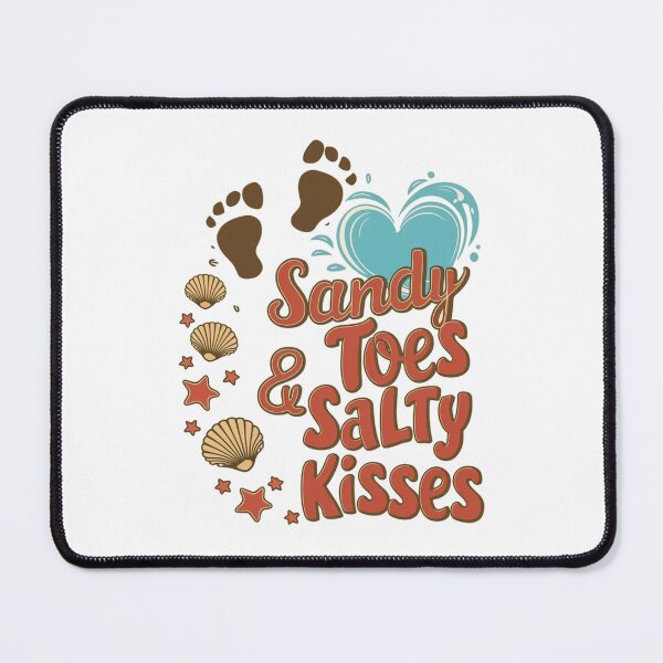 Item preview, Sandy Toes & Salty Kisses designed and sold by HOMEDESIGNPRINT.