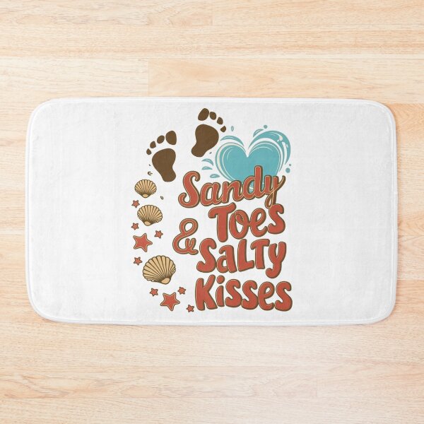 Item preview, Sandy Toes & Salty Kisses designed and sold by HOMEDESIGNPRINT.